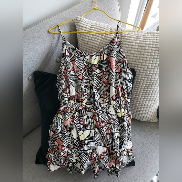 H&M Tribal Print Romper Size 4 - Picture 1 of 6